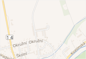 Sídliště I. v obci Solnice - mapa ulice