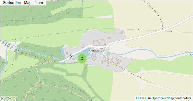 Smiradice - mapa firem
