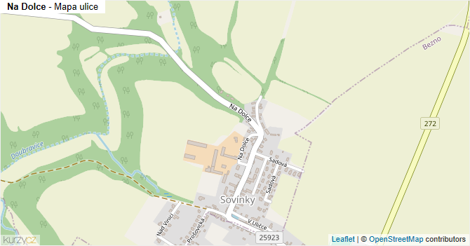 Na Dolce - mapa ulice