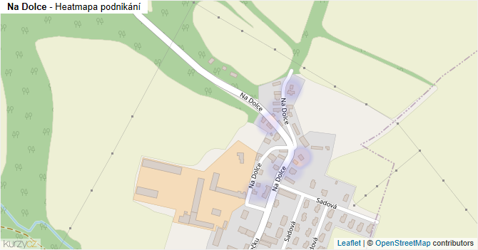 Na Dolce - mapa podnikání