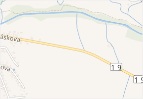 Jiráskova v obci Spálené Poříčí - mapa ulice