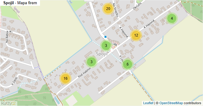 Spojil - mapa firem