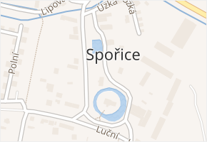 Chomutovská v obci Spořice - mapa ulice