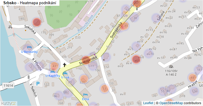 Srbsko - mapa podnikání