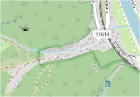 Ke Kodě v obci Srbsko - mapa ulice