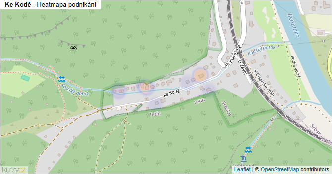 Ke Kodě - mapa podnikání