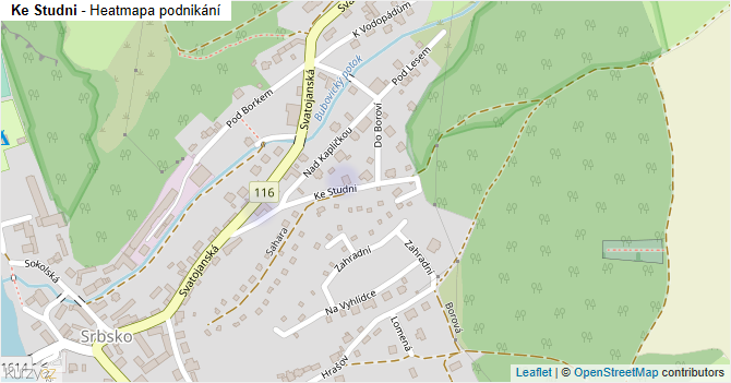 Ke Studni - mapa podnikání