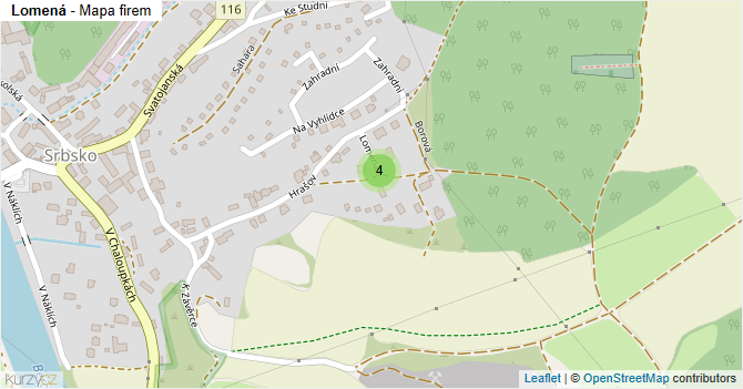 Lomená - mapa firem