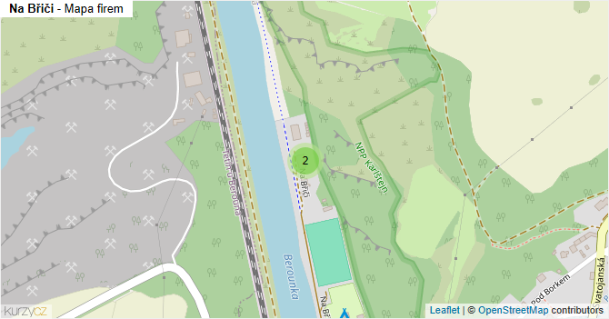 Na Břiči - mapa firem