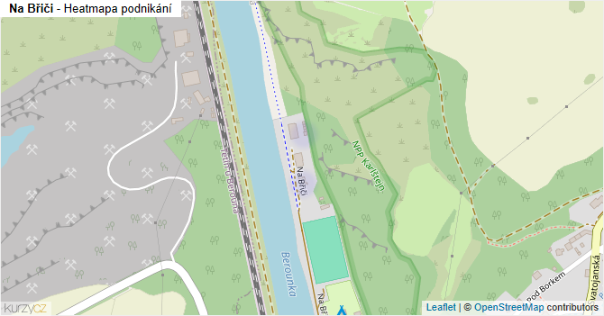 Na Břiči - mapa podnikání