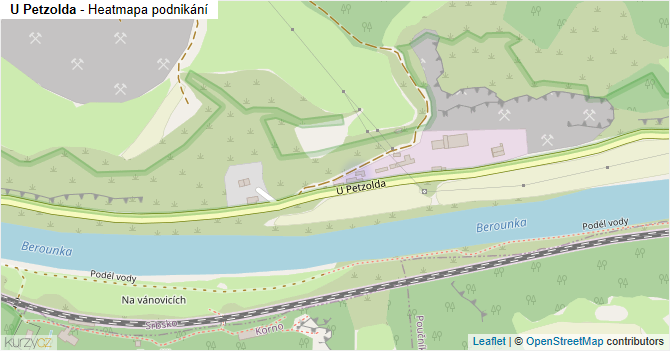 U Petzolda - mapa podnikání
