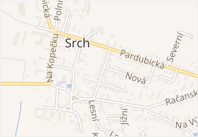 K Blahobytu v obci Srch - mapa ulice