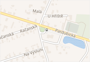 K Hradišti v obci Srch - mapa ulice