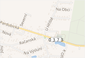 Malá v obci Srch - mapa ulice