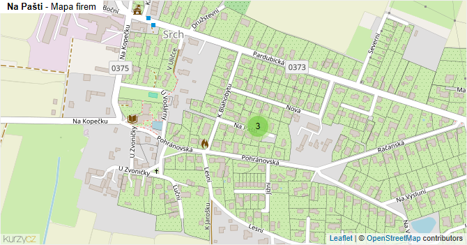 Na Pašti - mapa firem