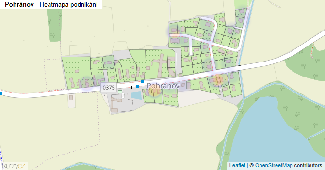 Pohránov - mapa podnikání
