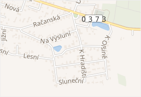 U Rybníčku v obci Srch - mapa ulice