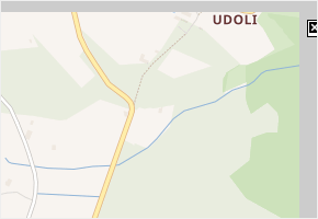 Hrádky v obci Srní - mapa ulice