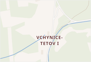 Vchynice v obci Srní - mapa ulice