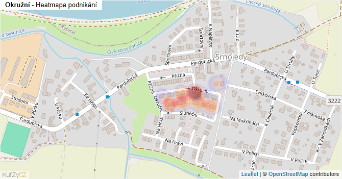 Okružní - mapa podnikání