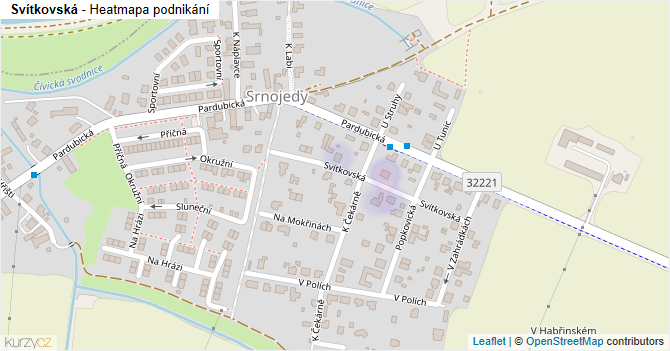 Svítkovská - mapa podnikání