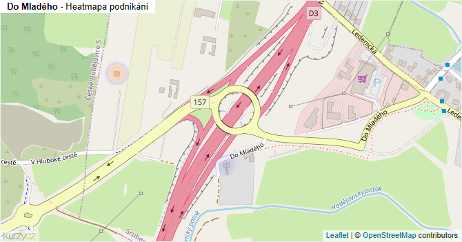Do Mladého - mapa podnikání