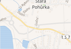 Luční v obci Srubec - mapa ulice