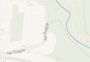 Na Švajce v obci Srubec - mapa ulice