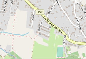 Slunečná v obci Srubec - mapa ulice