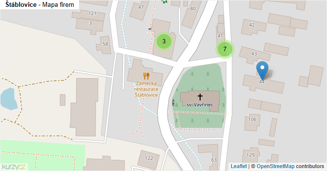 Štáblovice - mapa firem
