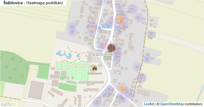 Štáblovice - mapa podnikání