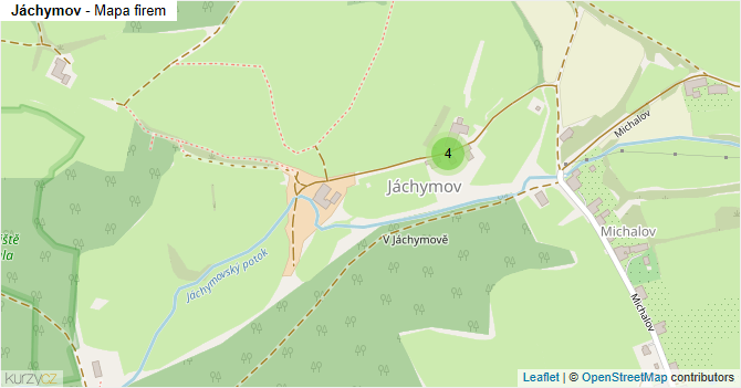 Jáchymov - mapa firem