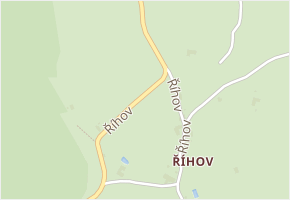 Říhov v obci Stachy - mapa ulice