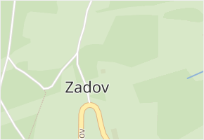 Zadov v obci Stachy - mapa ulice