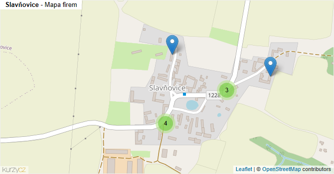 Slavňovice - mapa firem