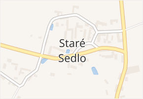 Staré Sedlo v obci Stádlec - mapa části obce