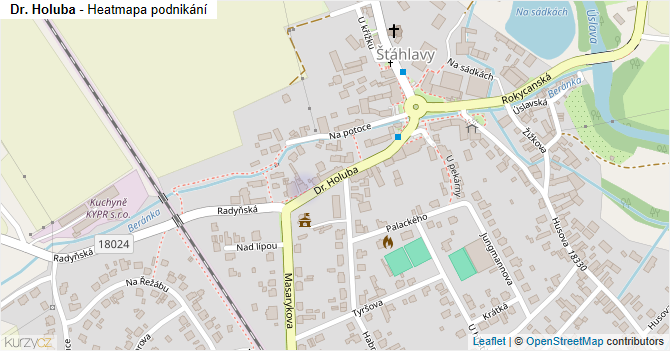 Dr. Holuba - mapa podnikání
