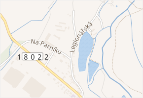 Legionářská v obci Šťáhlavy - mapa ulice