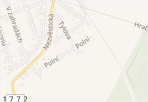 Polní v obci Šťáhlavy - mapa ulice