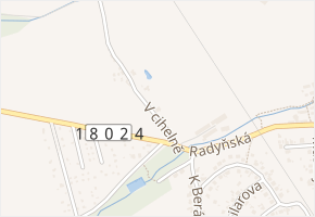 V cihelně v obci Šťáhlavy - mapa ulice