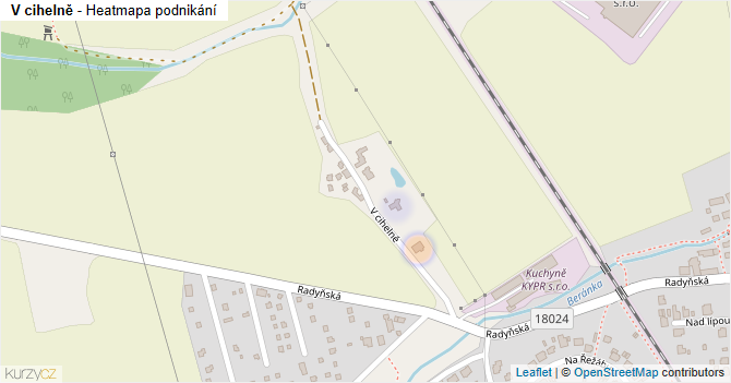 V cihelně - mapa podnikání