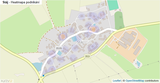 Stáj - mapa podnikání