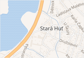 Malostranská v obci Stará Huť - mapa ulice