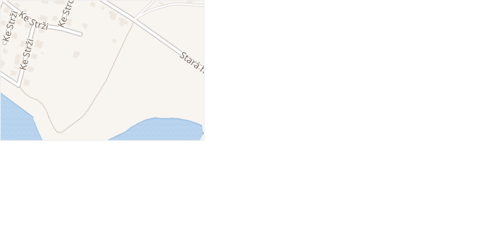 Příčná v obci Stará Huť - mapa ulice