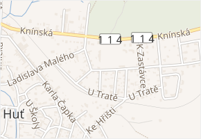 U Srubu v obci Stará Huť - mapa ulice