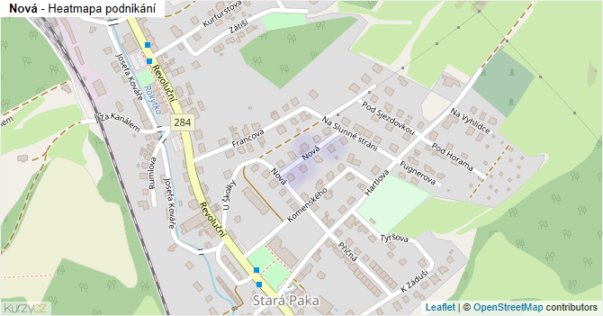 Nová - mapa podnikání