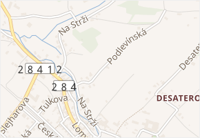 Podlevínská v obci Stará Paka - mapa ulice