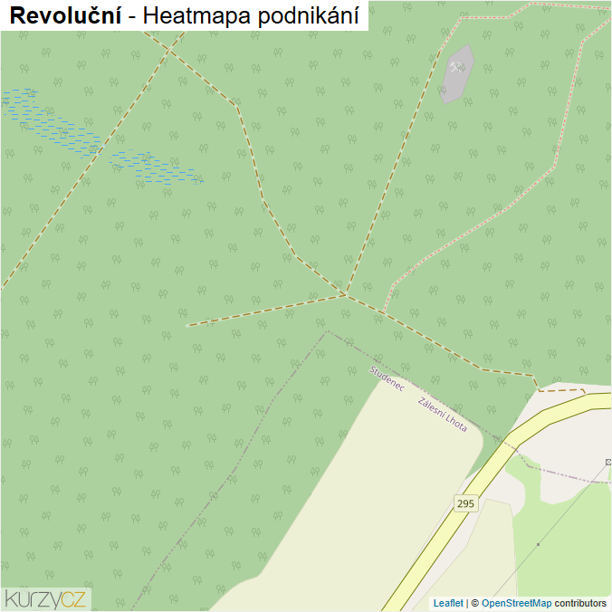 Mapa Revoluční - Firmy v ulici.