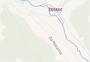 Za Horama v obci Stará Paka - mapa ulice