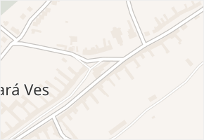 Stará Ves v obci Stará Ves - mapa části obce